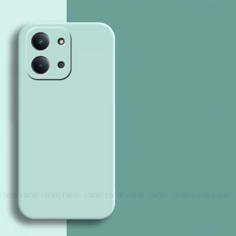 Xiaomi Poco C85 Shockproof Liquid Silicone Phone Case - Soft TPU Armor Cover