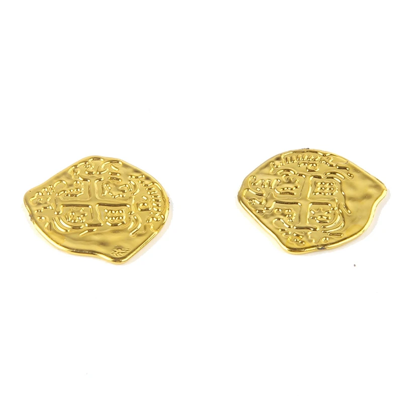 B05B-900 Pcs Plastic Gold Coins Pirate Coins Kids Play For Pirate Party Treasure Chest Games Tokens Toys Cosplay