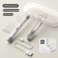 Ear Cleaning Tool Ear Picker With Light Ear Cleaner Wax Removal USB Rechargeable Ear Wax Remover Set Portable 2