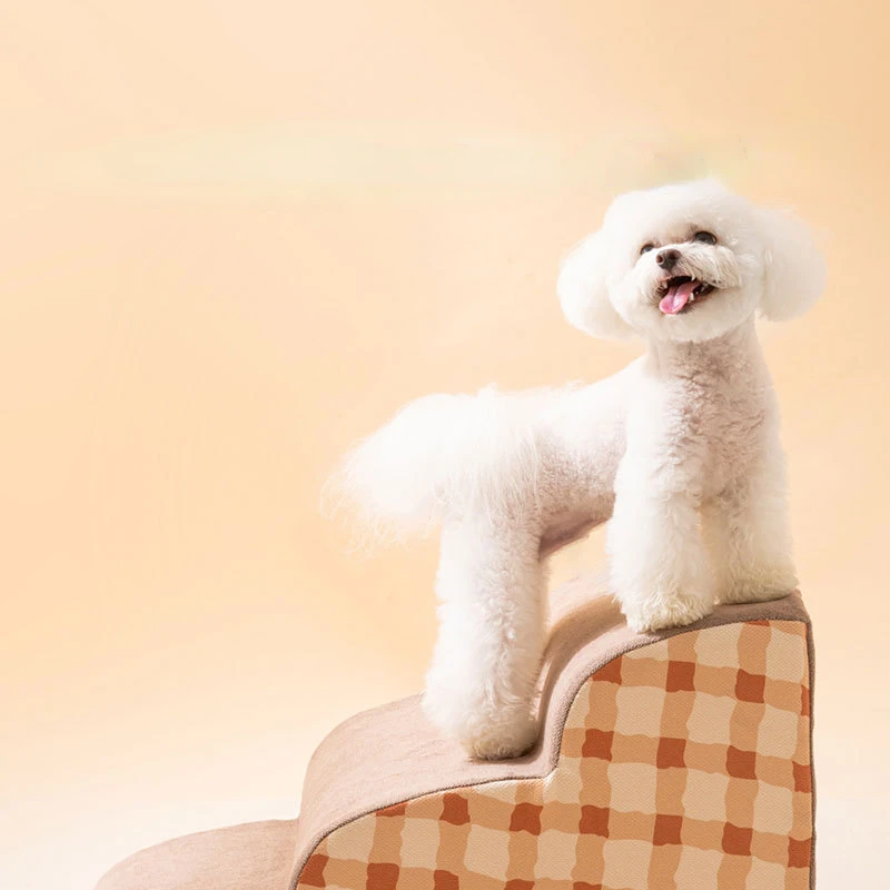 

2/3/4 Steps Stairs for Small Dogs PP Cotton Dog Sofa Stairs Pet Cats Ramp Ladder Anti-slip Bed Stairs Pet Supplies