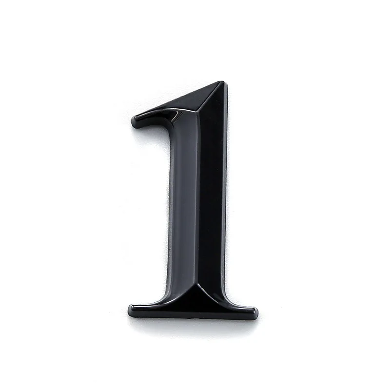 5CM Plastic Number Tag Numeral Door Plaque House Drawer Sign Address Door Label house number signs house numbers number plate door signs