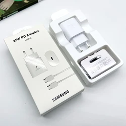 Samsung 25W Super Fast Charger USB Type - C Power Adapter - EU Charger and Cable
