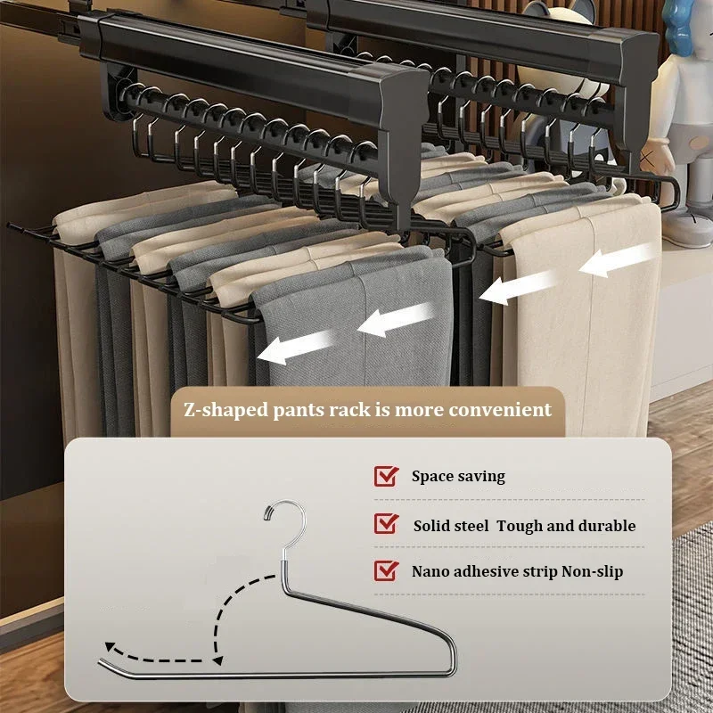 Rail Clothes Rack Coat Stand Hangers Cupboard for Clothes Varal Laundry Drying Rack Dress Hanger Prefabricated Room Furniture