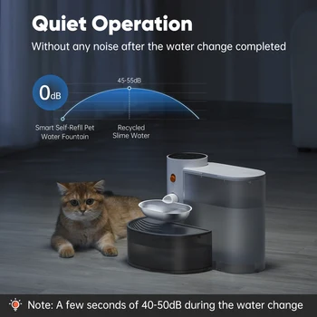 Alternative view of Stainless Steel Pet Water Dispenser with Purifying Filter
