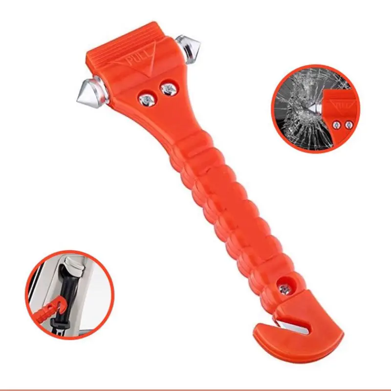 Car Safety Hammer Two-in-one Rescue Emergency Window Breaker