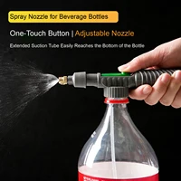 Ручной распылитель высокого давления с нержавеющим стержнем и латунным соплом двойной режим для сада мытья автомобилей и дезинфекции — изображение 2