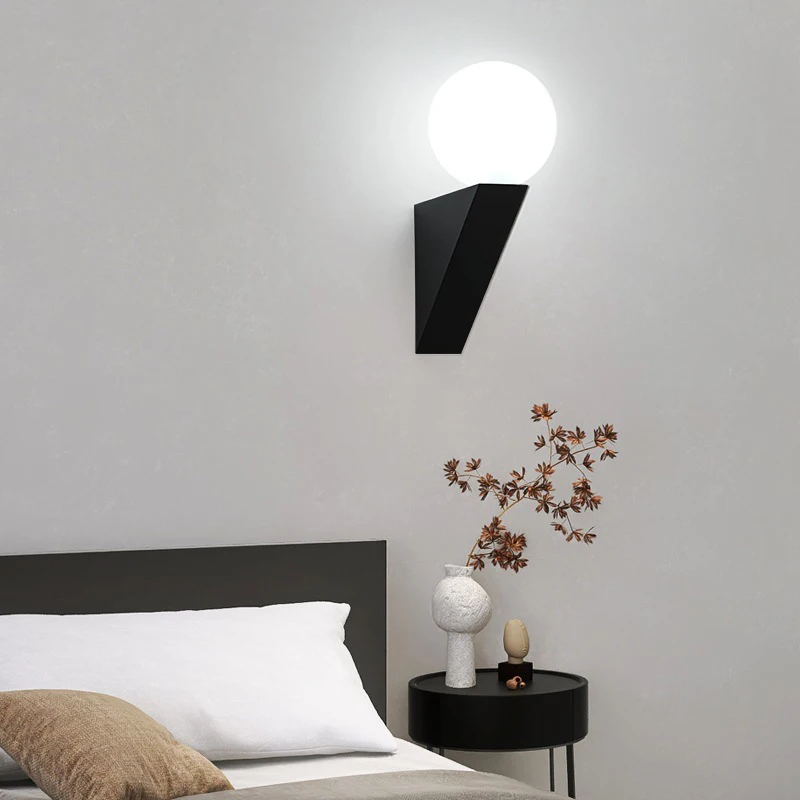 Indoor Wall Lamps for Corridor Aisle Balcony with Glass Ball Modern G9 9W LED Wall Lighting Wall Sconce for Bedroom Living Room - 3