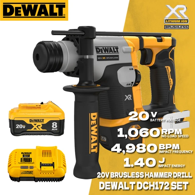 DEWALT DCH172 - 최고의 고성능 무선 로터리 해머 키트