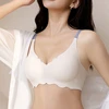 Sexy Seamless Breathable Underwear Women's No Wires Gathering Beautiful Back Sports Breast Reducing Sleeping Bra for Women