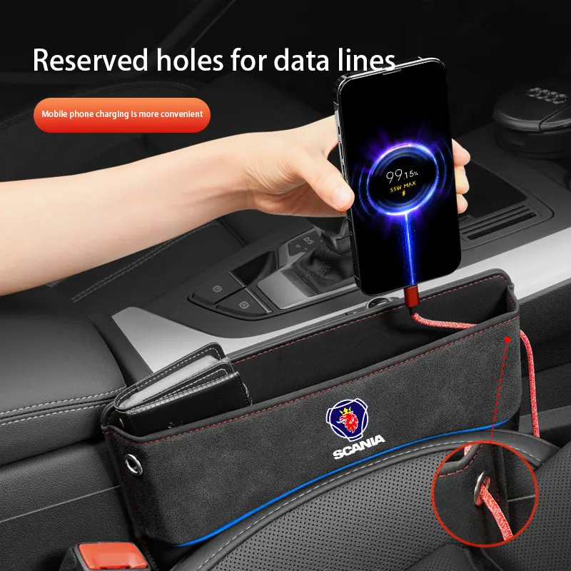 

Для Scania K250 K280 K310 K320 K490 Серия G P S SerieX Turbo, боковой карман для хранения, замшевый зазор, наполнитель, коробка-Органайзер