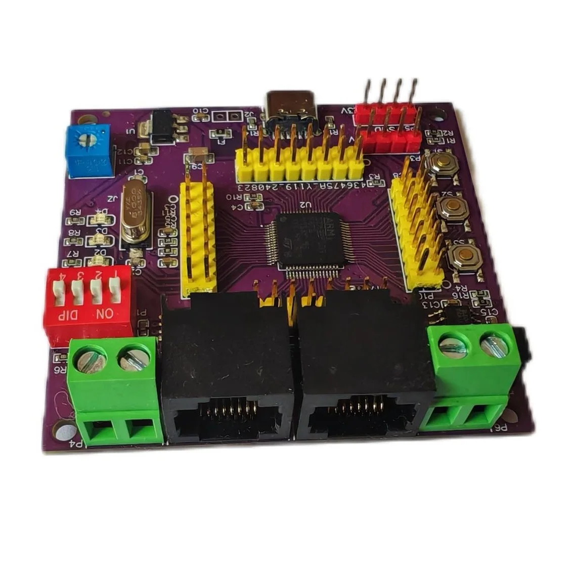 Modbus 프로토콜 개발 보드, CANopen 프로토콜 개발 보드, 마스터 또는 슬레이브 스테이션 지원