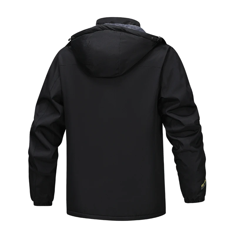 Men Winter Coat Thicken Warm Hiking Outdoor Waterproof Windproof Camping Fashion Plus Size 7XL