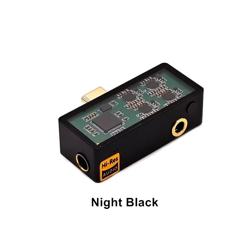 업그레이드된 디코더 앰프 쿼드 코어 DAC 43198 칩 Type-C-잭 3.5mm 4.4mm HIFI 소형 테일 오디오 어댑터 헤드폰 커넥터