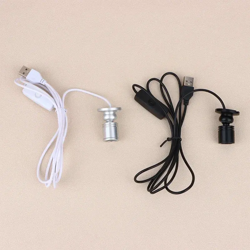 LED USB 5V 3W Led Spot Light Surface Mounted Cabinet Showcase Counter Jewelry Lamp Rotatable Angle Ceiling Mini Spotlight led spotlight