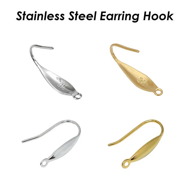 316 Surgical stainless steel earring backs, Hypoallergenic findings