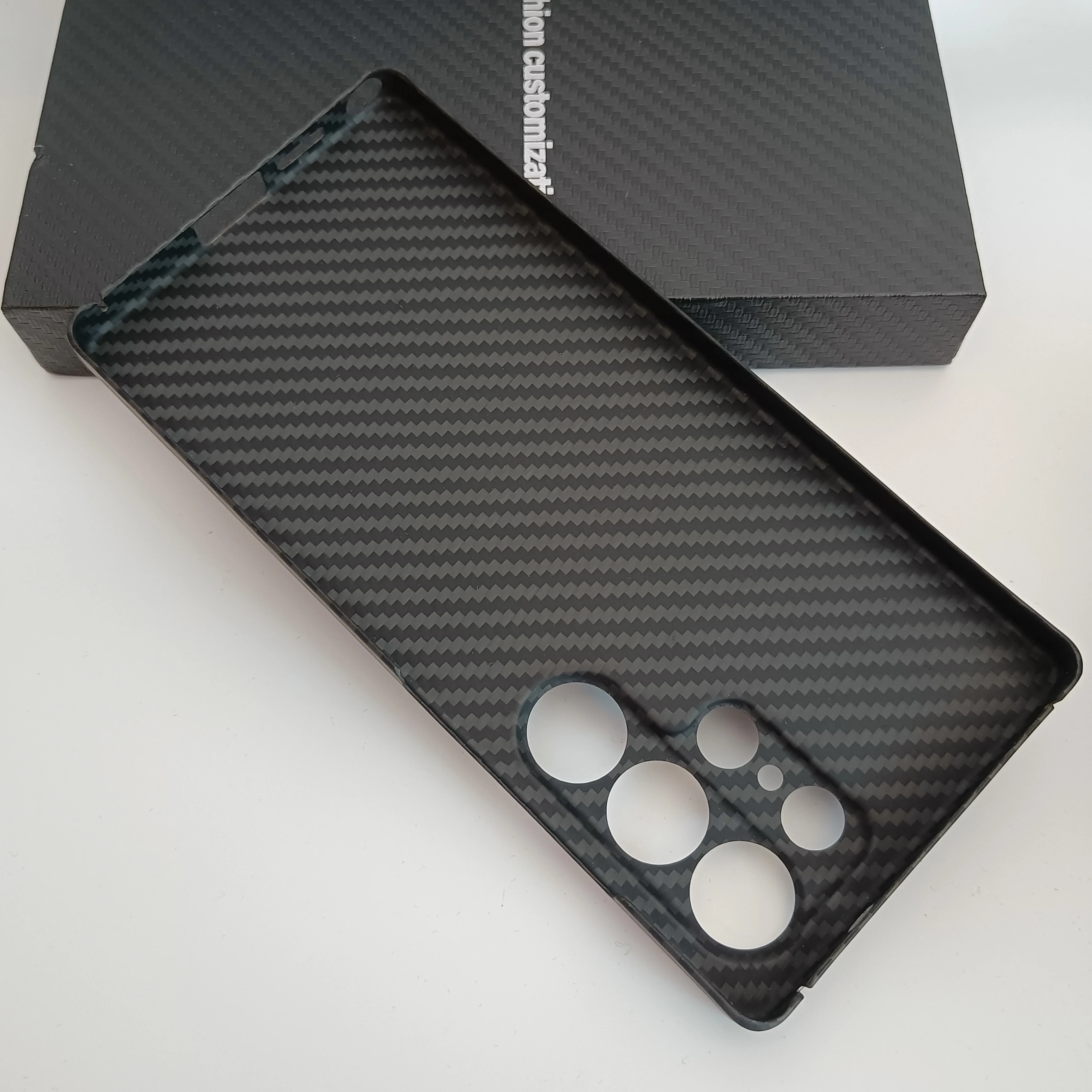 Genuine Real Aramid Carbon Fiber Phone Case For Samsung Galaxy S25 Ultra S25Ultra Thin Matte Light Slim Hard Armor Back Cover 6