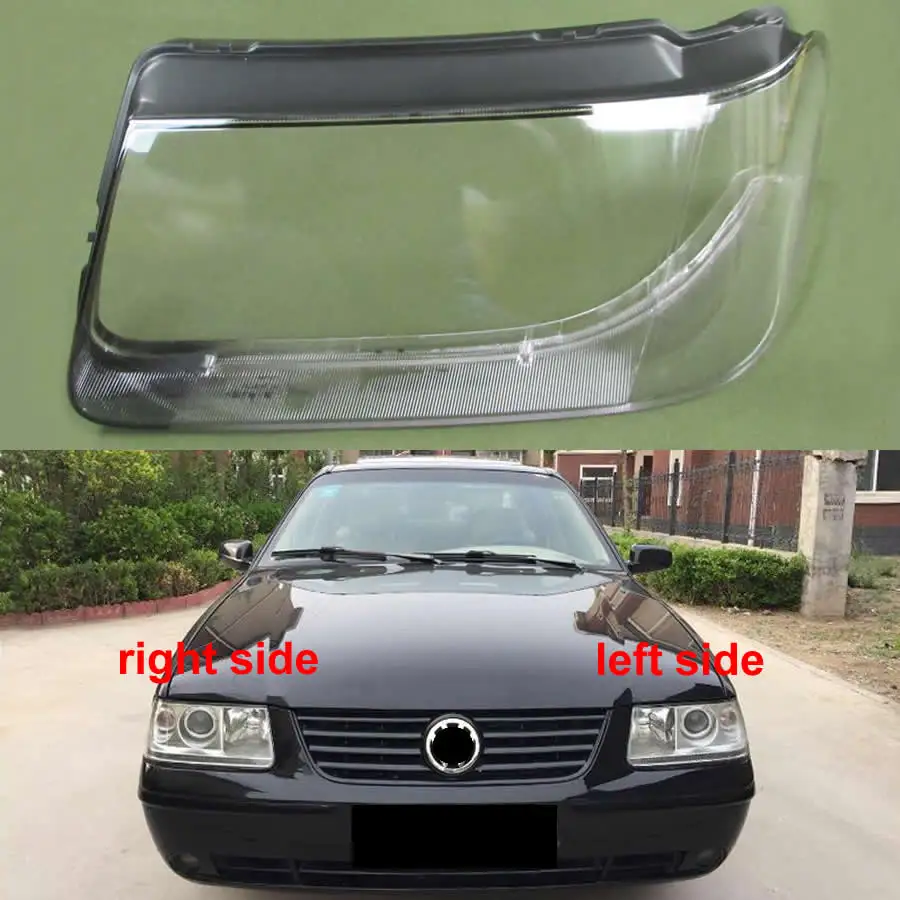 For Volkswagen VW Santana 3000 Headlamp Cover Transparent Lampshade Headlight Shell Lens Plexiglass Auto Replacement Parts