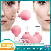 Rubber Massage Body Cups Vacuum Cupping Glasses Face Skin Lifting Body Facial Cups Anti Cellulite Chineses Cupping Therapy Tool 1