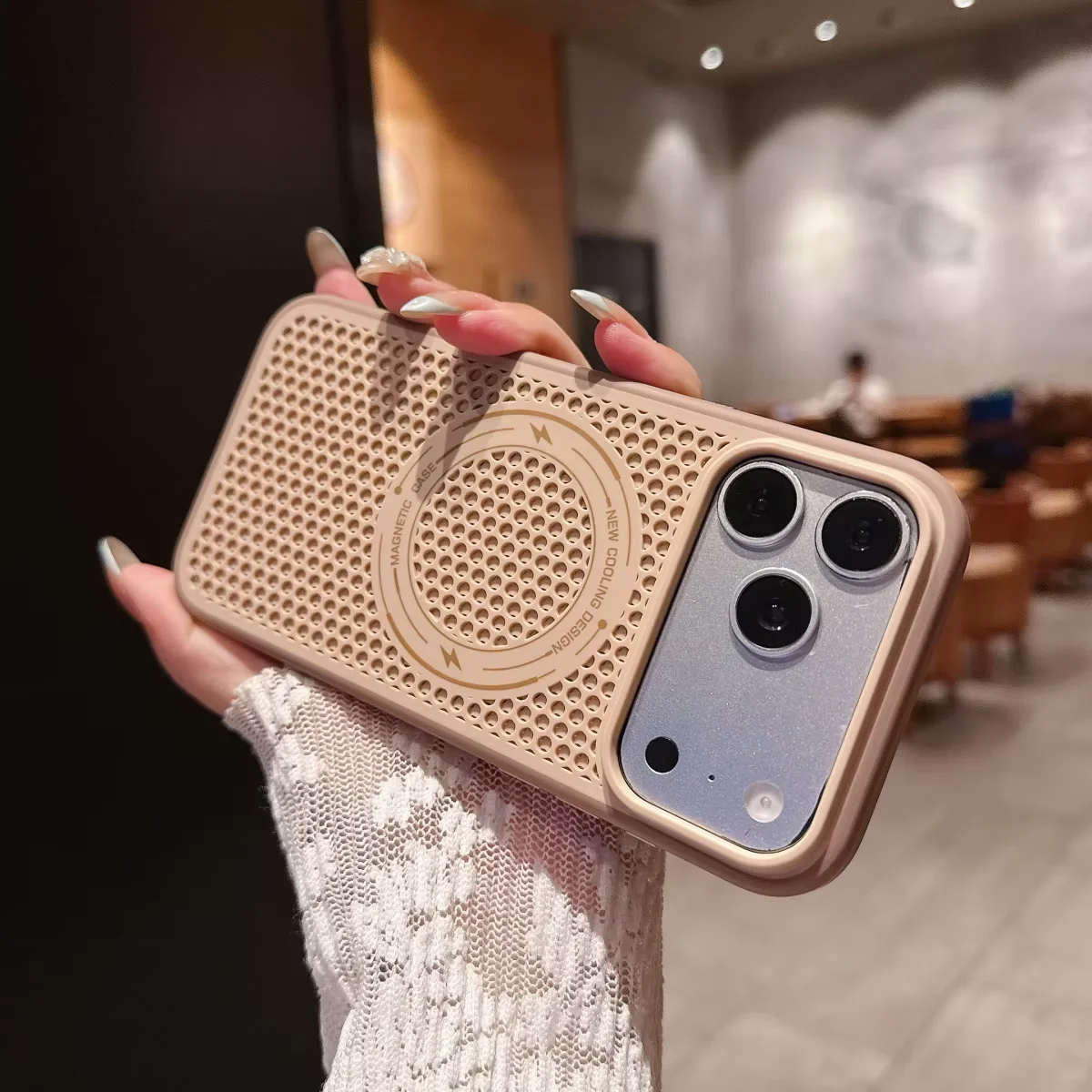 Advanced Magnetic Phone Case with Cooling Heat Dissipation and Breathable Back Cover