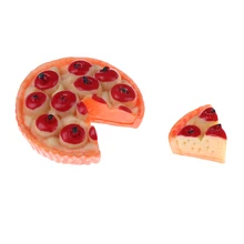 

S/L Size Children Kids Kitchen Pizzas Food For 1:12 Dollhouse Kitchen Toys Miniatures Mini Simulation Foods For Dolls