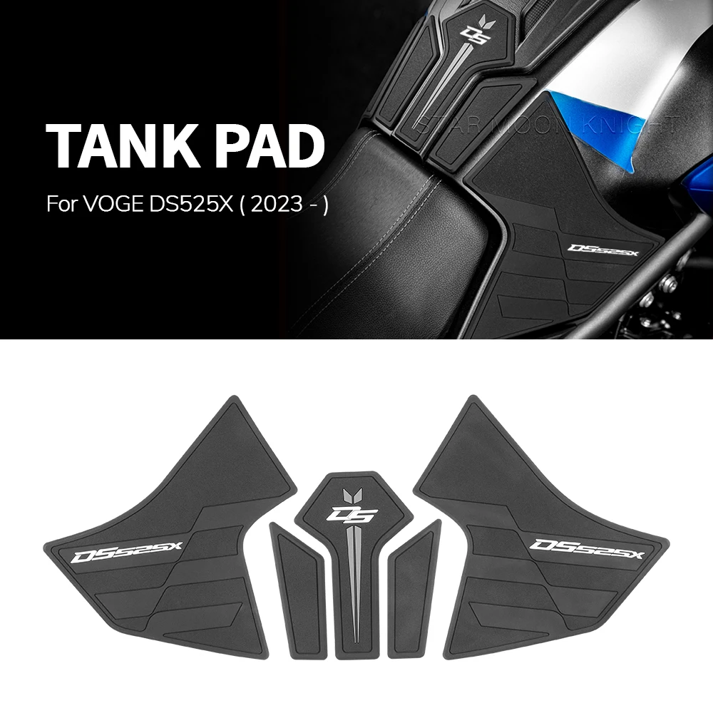 Motorcycle Side Fuel Tank Pads Protector Stickers Decal Gas Knee Grip Traction For VOGE DS525X DS 525 X 525DSX 525 DSX 2023-