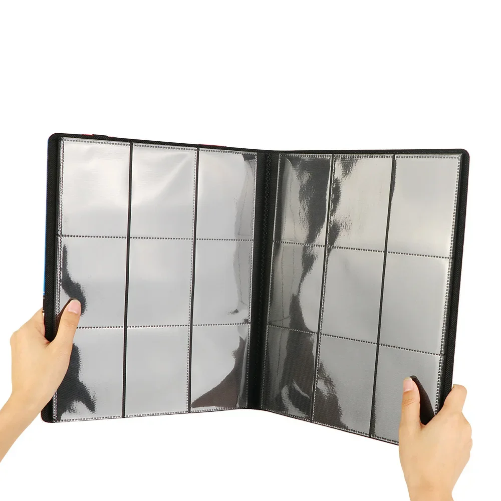 Nine Grid Elastic Splicing Card Book Compatible for PKM Card