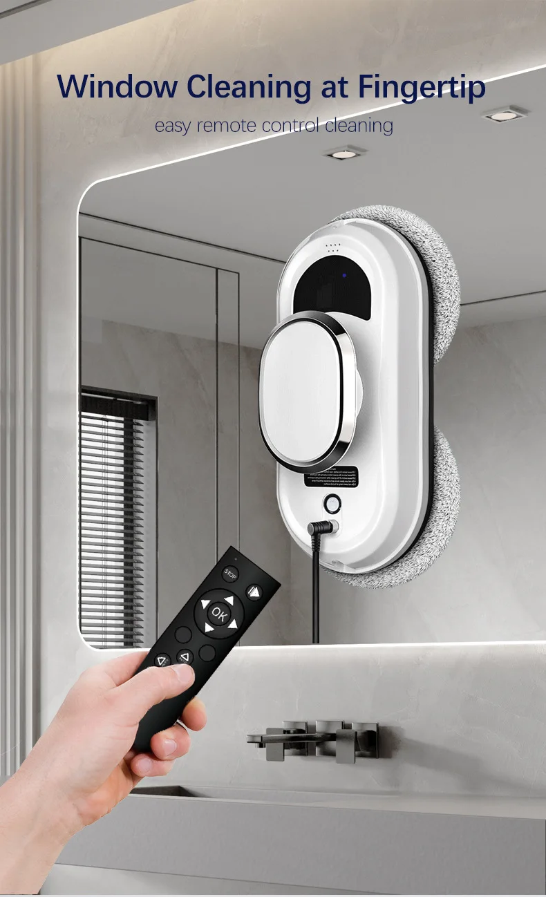 Robot Window Cleaner Window Cleaning Robot Smart Home Robot Vacuum CleanerRemote
