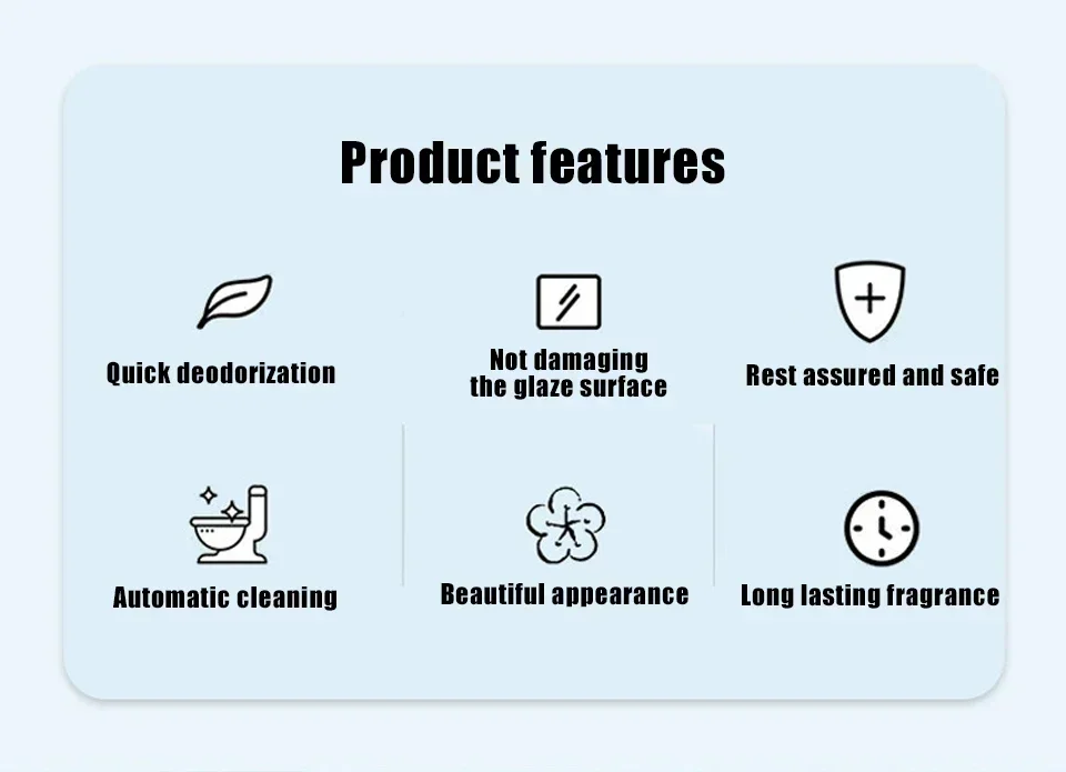 Description Picture 3 of itemFlower-Shaped Toilet Bowl Cleaner Gel Toilet Cleaner Natural And Refreshing Decontamination And Deodorization Home Tools