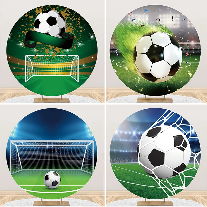 

Personalized Backdrops Football Stadium Non-woven Background Fabric For Boys' Adult Birthday Party Decoration Photograph