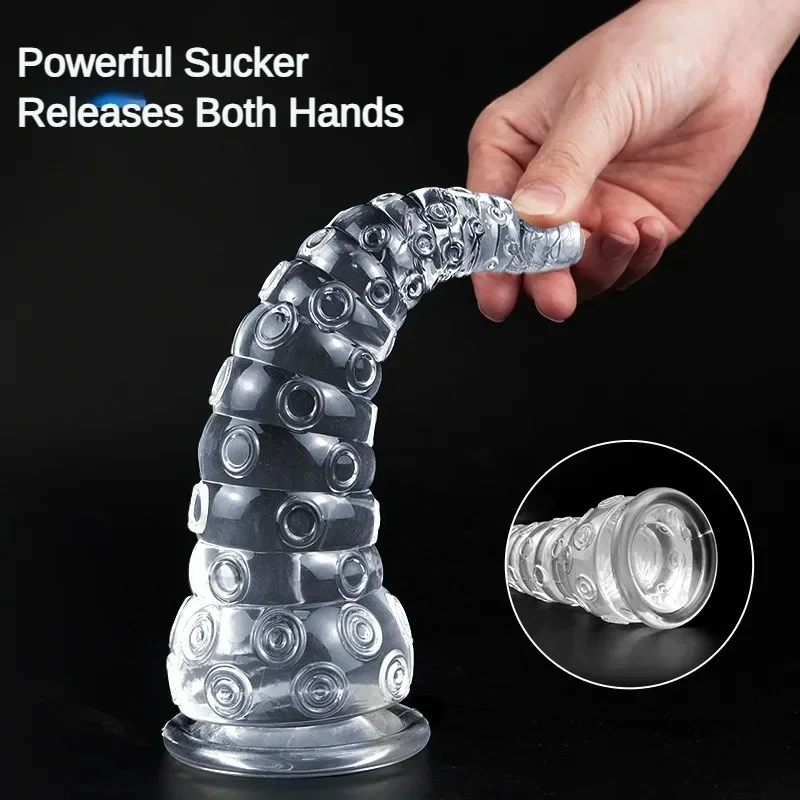 Octopus Dildo Sex Toy For Woman Man