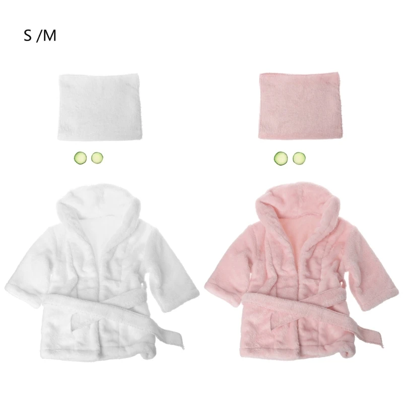 

Детский костюм для фотосъемки головной убор и халат ночной халат для новорожденных фотосессия приятная для кожи Одежда для младенцев фотокостюм
