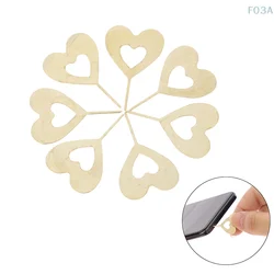 10PCS Universal Sim Card Tray Removal Eject Pin Key Tool Metal Needle