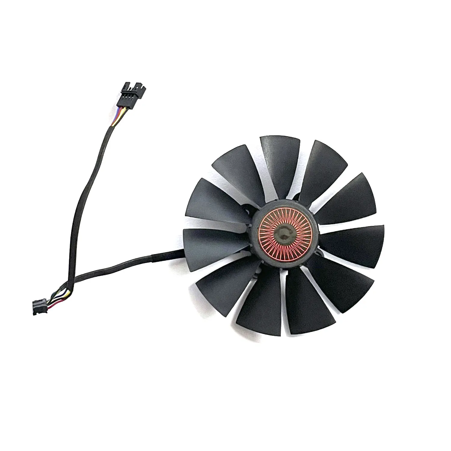 Ventilador Cooler para Asus Strix Gtx 970 980 780 ti r9 380 Placa de Vídeo Gráfica Ventilador 95 mm Fd10015h12s 0.55a 5pin Gtx980 - Imagem 2