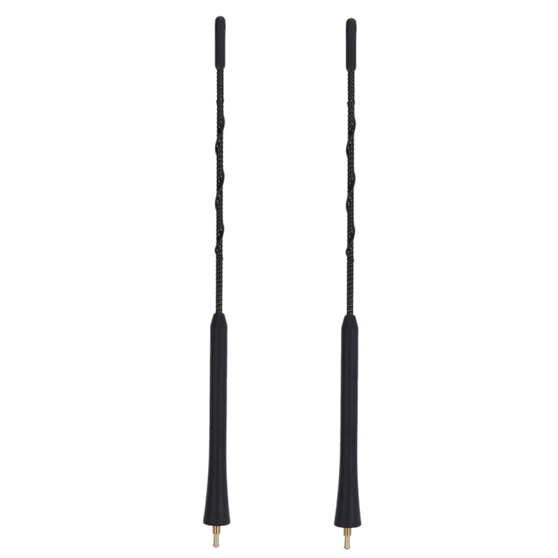 Antenna A Stelo Corto 2 Pezzi 30 Cm Per Seat Ibiza 6L 6J Leon 1M 1P Skoda Altea 5P