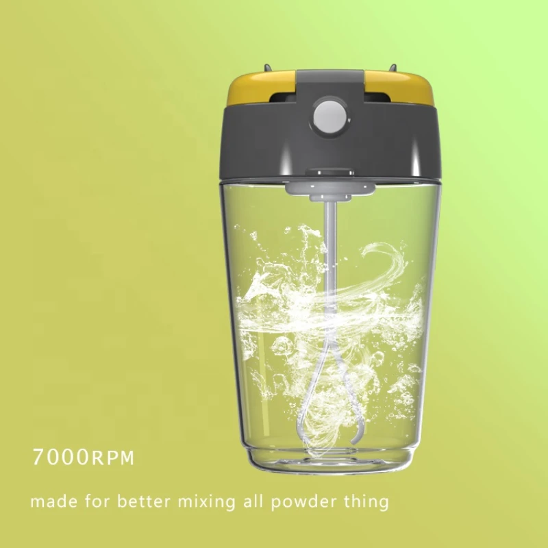 ElectricProteinShakeMixingCupSportGreyPromotionPowderBPAFree