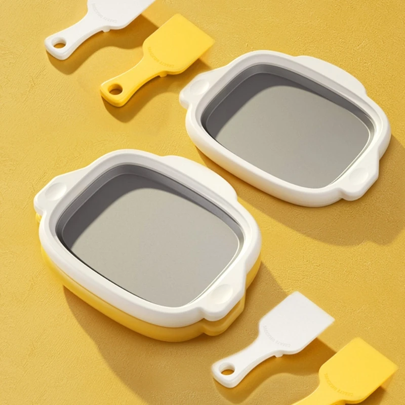 Ice Cream Roll Maker Rolled Ice Cream Machine Sweet Spots Instant Cold Plate for Making Rolled Soft Serve