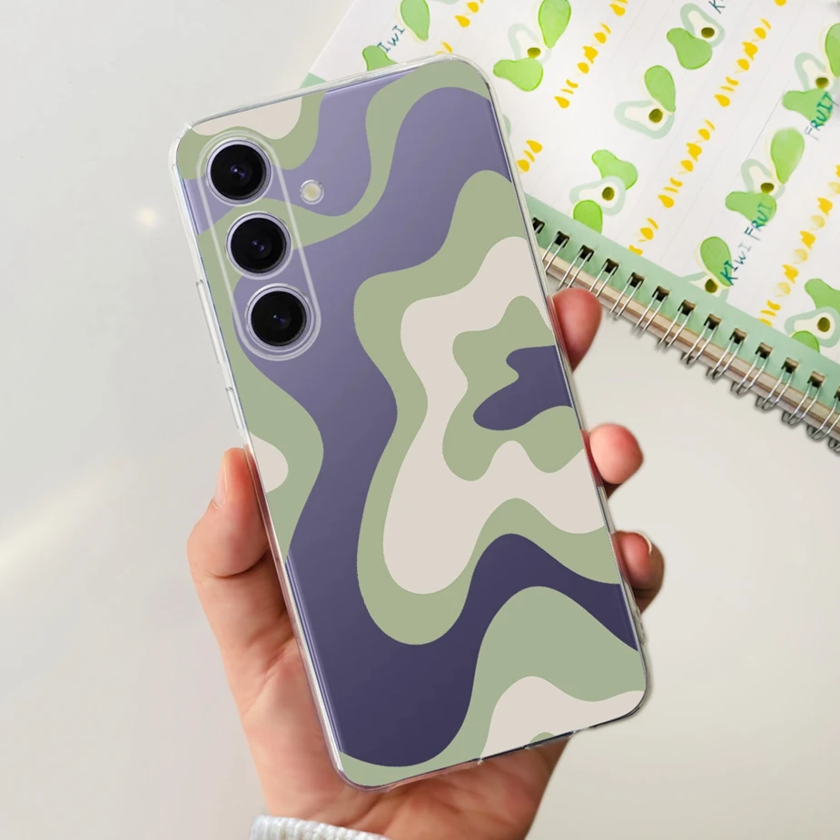 Stylish 2024 Painted Soft Silicone Phone Case