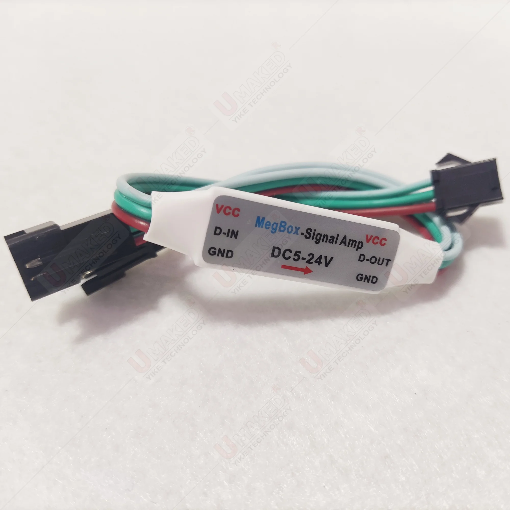 WS2811 WS2812B SK6812 3Pin 주소 지정 가능 RGBIC LED 스트립 스트링 모듈 1 2 DC5-2 용 미니 TTL 신호 LED 증폭기 리피터