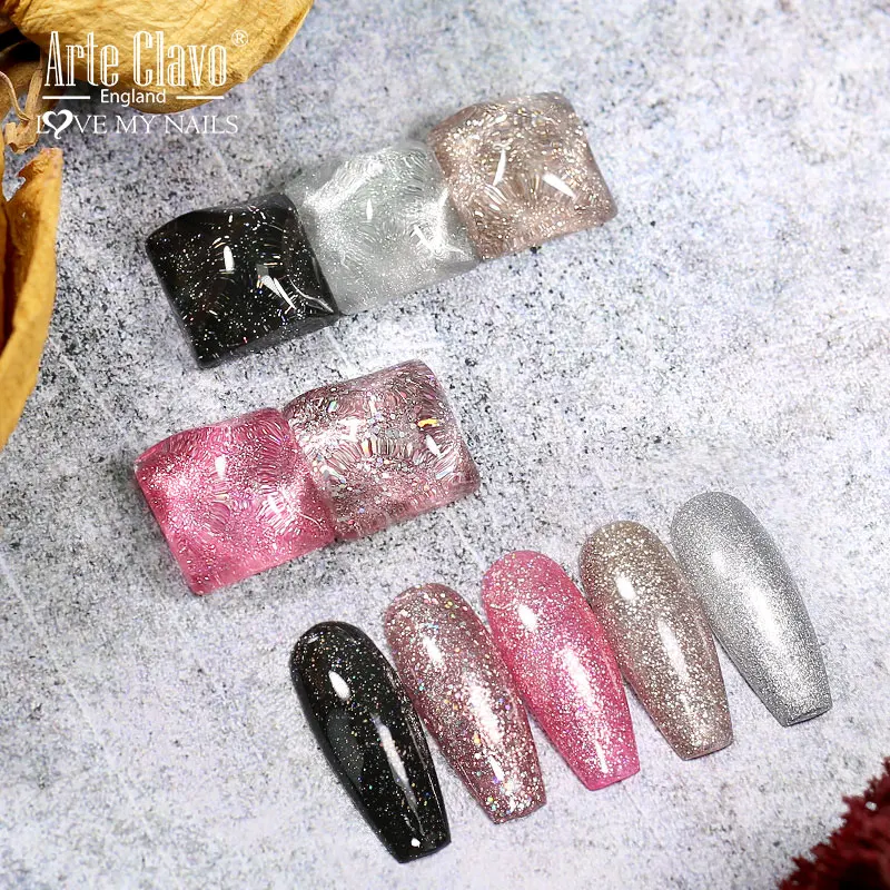 Arte Clavo Autumn Winter Series Jelly Gel Nail Polish 15ml LED Nail Gel Hybrid Varnish Matt Top Base Coat Nail Art Gellak Primer 5