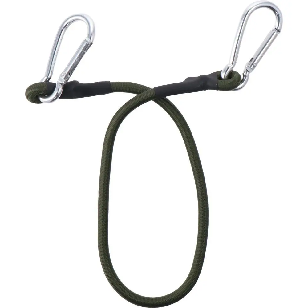 

6 шт. 24-дюймовые эластичные шнуры с карабином, прочный армейский зеленый нейлоновый эластичный крючок, брезенты для кемпинга
