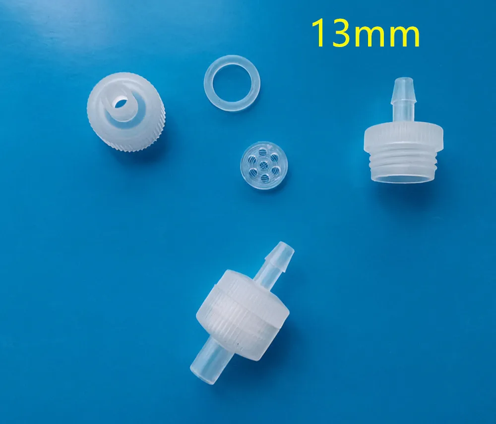 250pcs/lot Reusable Lab Use Female Luer 13mm Plastic Membrane Syringe Filter Holder With Barb Tip