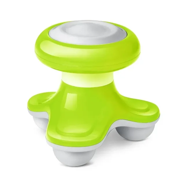 Mini massaggiatore per il collo USB Strumento multifunzione per il rilassamento del massaggio anticellulite di bellezza USB elettrico a forma di triangolo in plastica 4