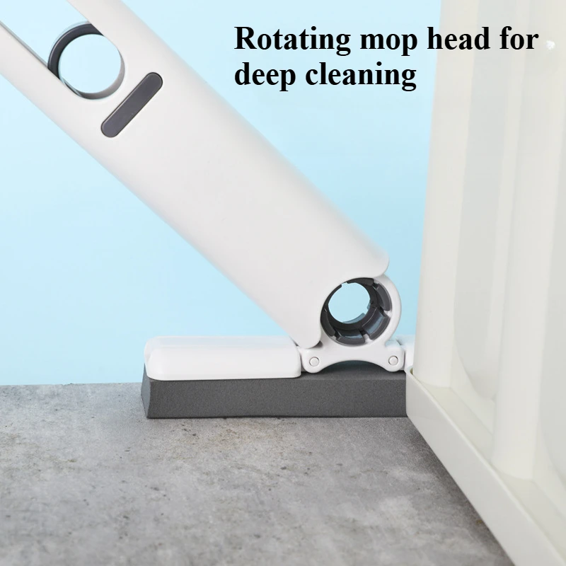 Mini Handheld Mop Folding Powerful Squeeze Home Cleaning Mops with Sponge Self-squeezing Floor Washing Mops Desk Window Car 3