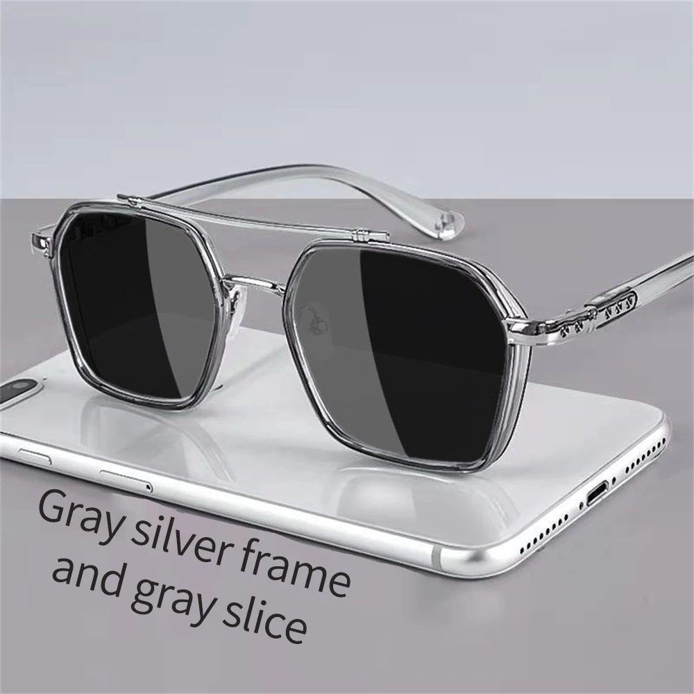 Cycling Su Square Metal Glasses Men Women Eyeglass Fashion Oversized Retro Punk Glasses Oculos De Sol Fishing_voghion.com