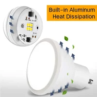 10 шт. светодиодный прожектор GU10 220 В 5 Вт/7 Вт с высоким люменом 3000 К/4000 К/6500 К светодиодный светильник для домашнего декора — изображение 3