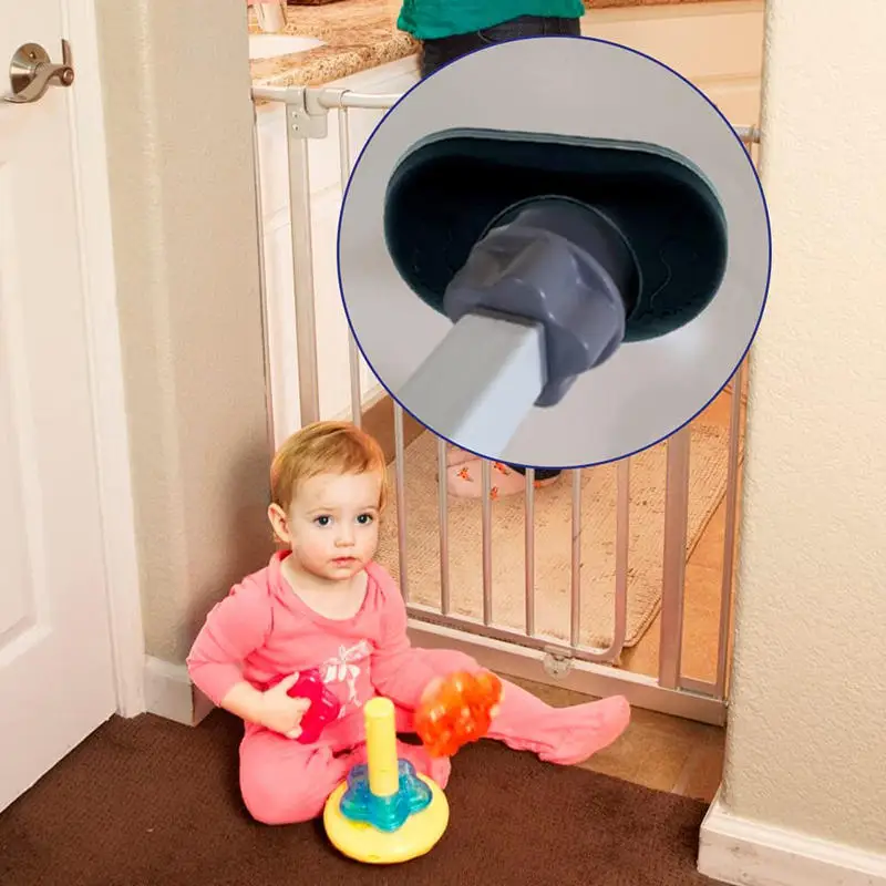Door Wall Protector Baby Safety No Drilling Required Children Window Guardrail Fixing Pad