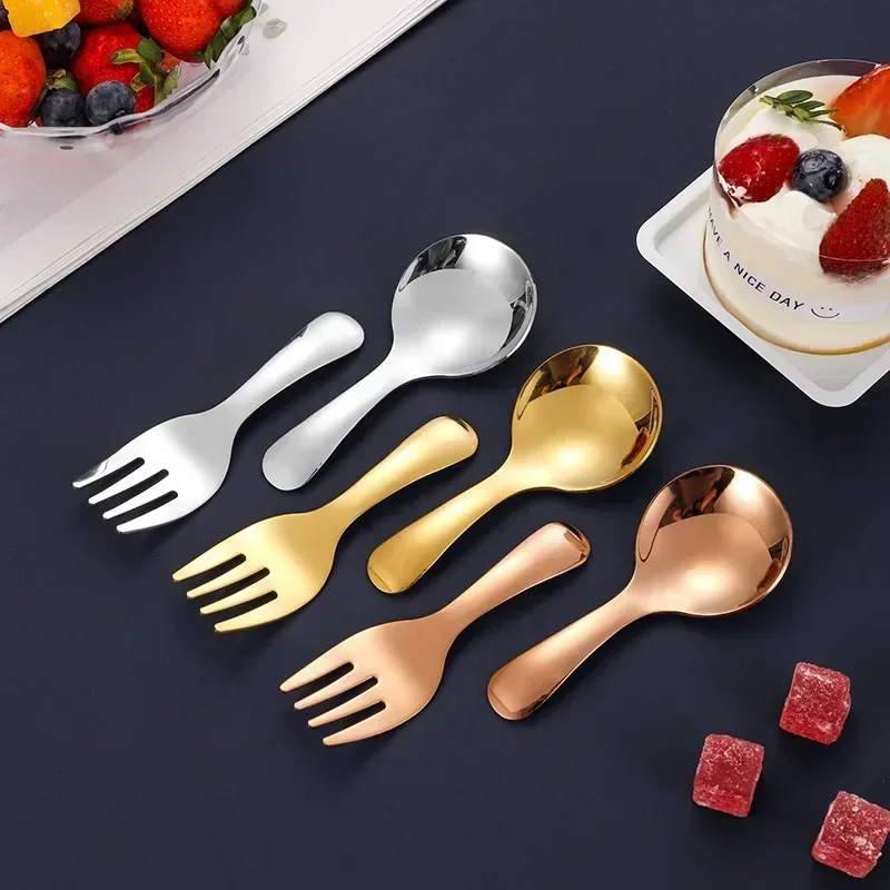 Portable Spoon Fork Outdoor Tableware Travelling Camping Stainless Steel Cutlery Set for Hiking Outdoor Camp Cooking Supplies,camping cutlery,portable tableware,portable cutlery