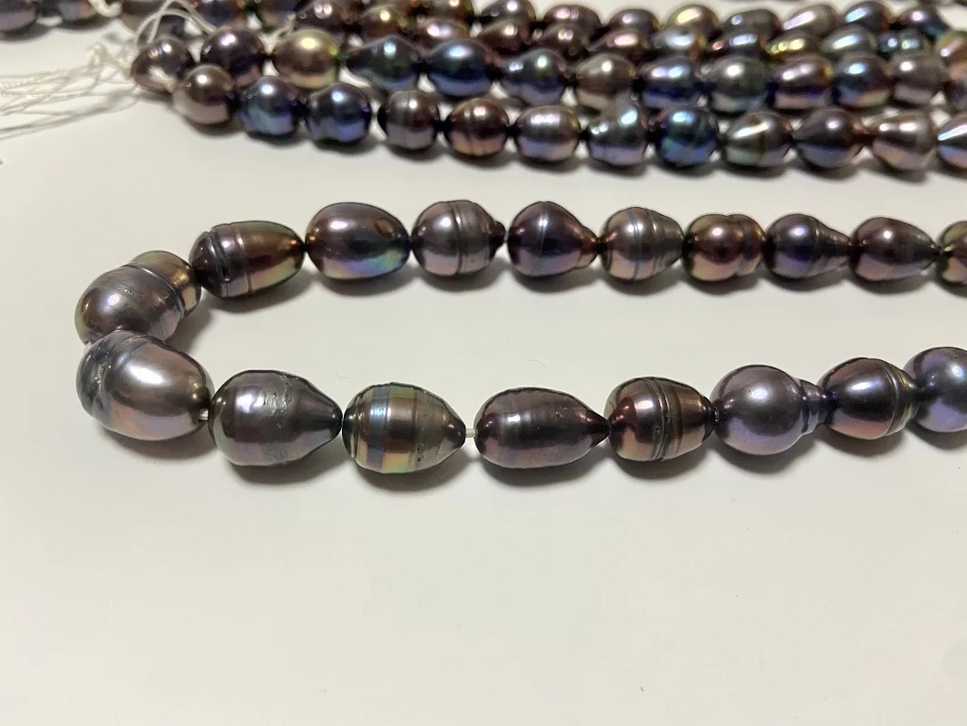 

Fine About 17x11mm Natural Pearl Necklace For Women Round Multicolor Sea Beads Wedding Party Jewelry Gifts Clasp