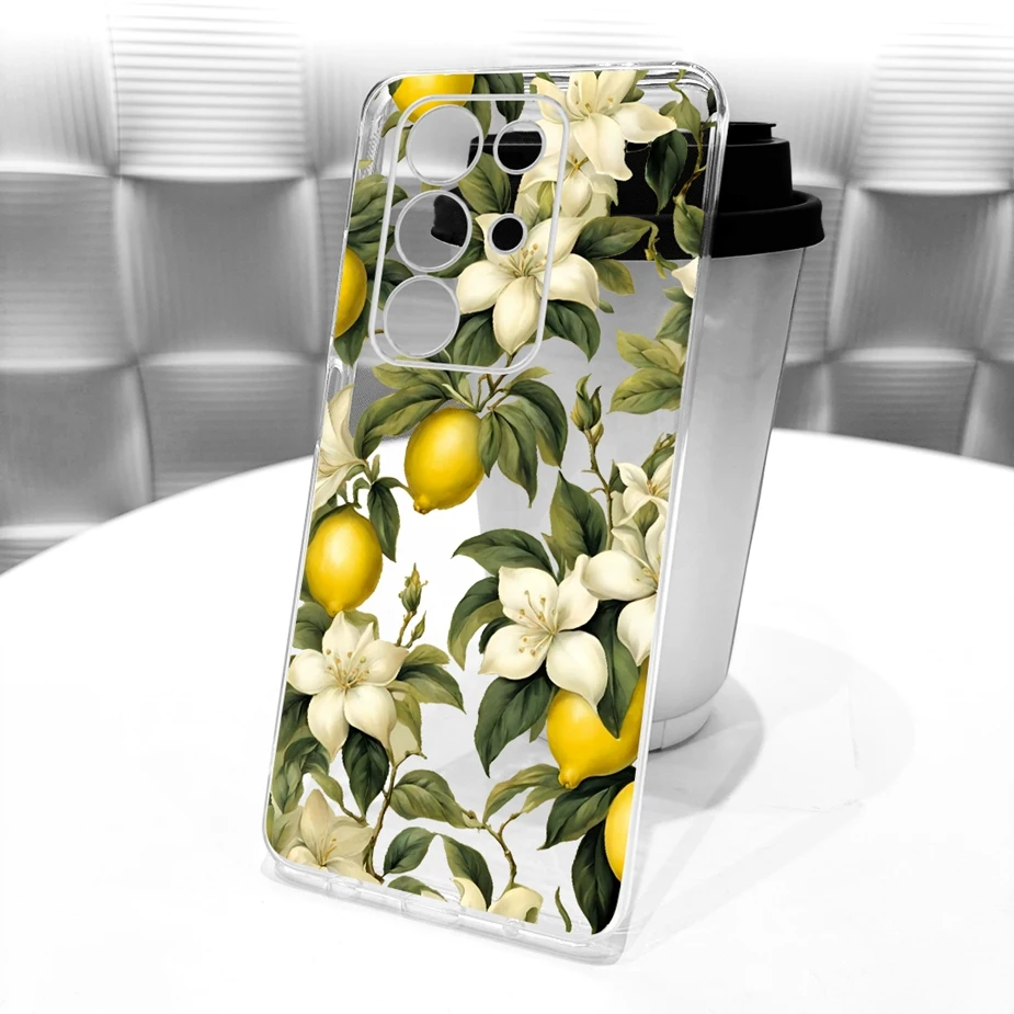 Stylish Flowers & Butterfly Painted Soft Slim Phone Case