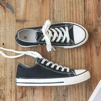 Low-Top Men's Canvas Shoes Breathable Korean Style Student Fashion Shoes Versatile Trendy Cloth Shoes Spring Season Summer